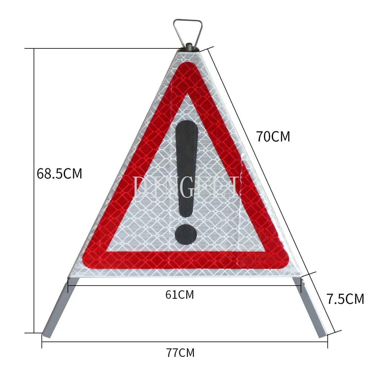 Warning Tent Tripod Caution Sign Warning Tent Tripod Caution Sign