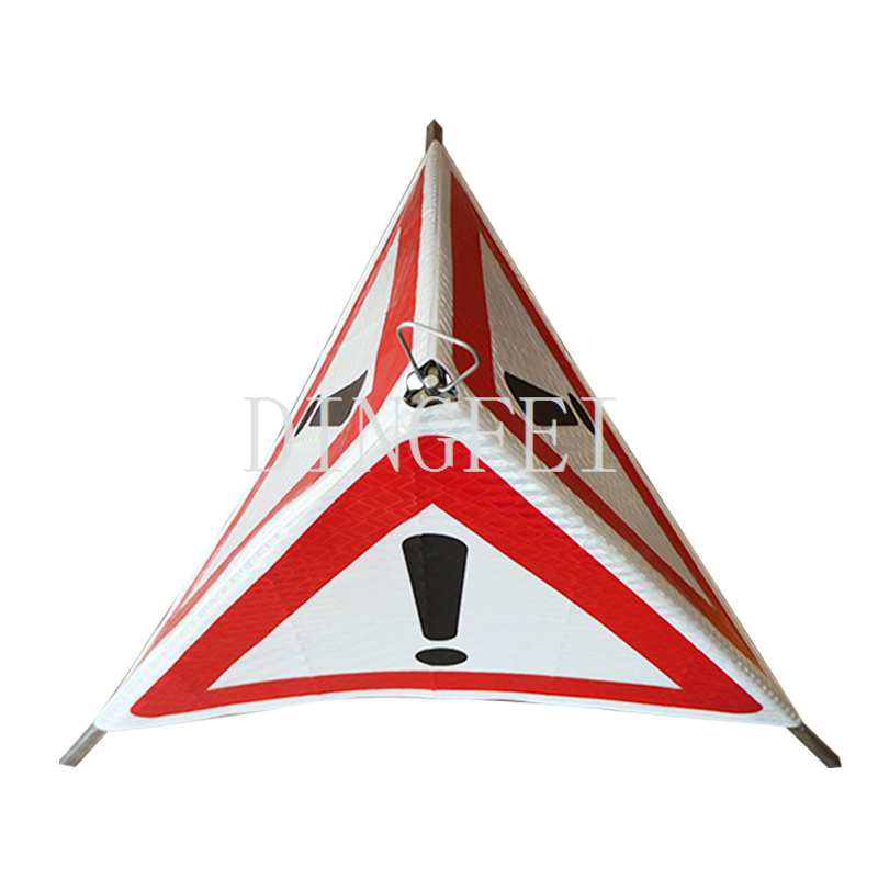 Tripod Warning Triangle Tent Caution Sign 4 Tripod Warning Triangle Tent Caution Sign 4
