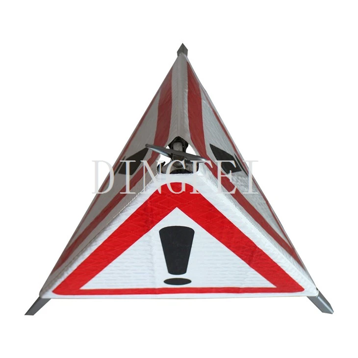 Warning Tent Tripod Caution Sign